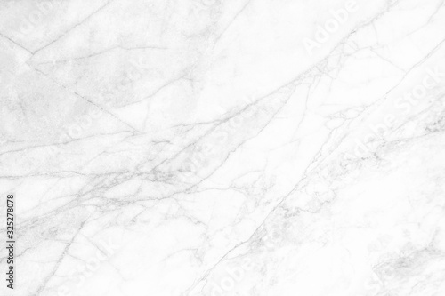 White marble texture with natural pattern for background or design art work 