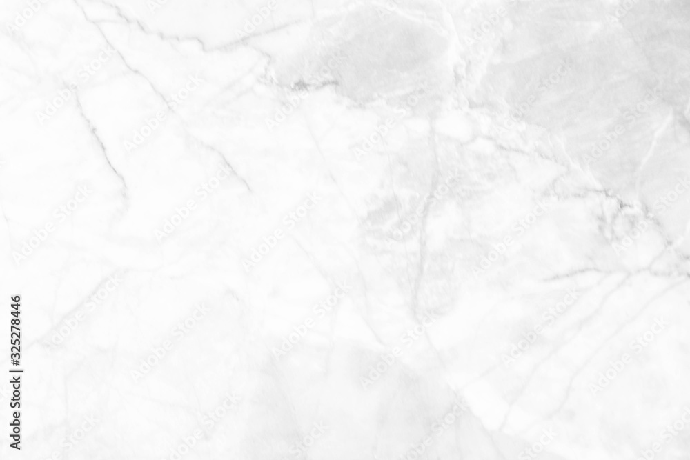 Fototapeta premium White marble texture with natural pattern for background or design art work