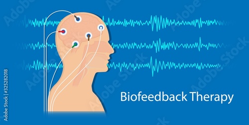 Biofeedback Neurofeedback care disorders central nervous system function equipment problem Therapist neurotherapy instrument stress relaxation relax electrode body function Psychophysiology