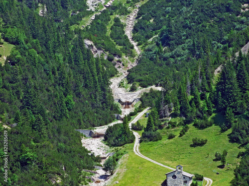 Peace Chapel in Malbun or Friedenskapelle Malbun on the slopes of the Liechtenstein Alps mountain range - Liechtenstein photo