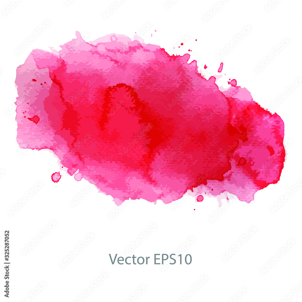 Obraz premium red watercolor background. vector background