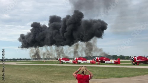 Large Explosion at Air Show