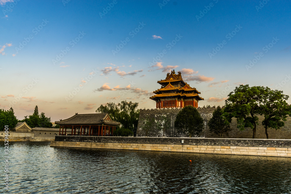 Fototapeta premium Scene of the Forbidden City in Beijing, China