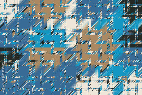 Modern glitch background. Color geometric abstract pattern vector.