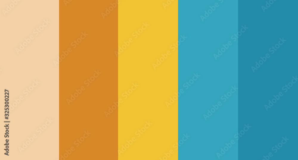 colour set palette vector illustration