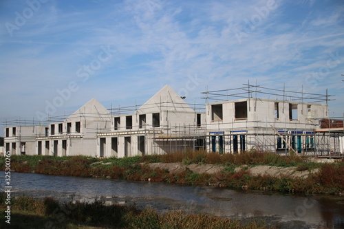 building of a new residential district named Esse Zoom Laag in Nieuwerkerk aan den IJssel in the Netherlands
