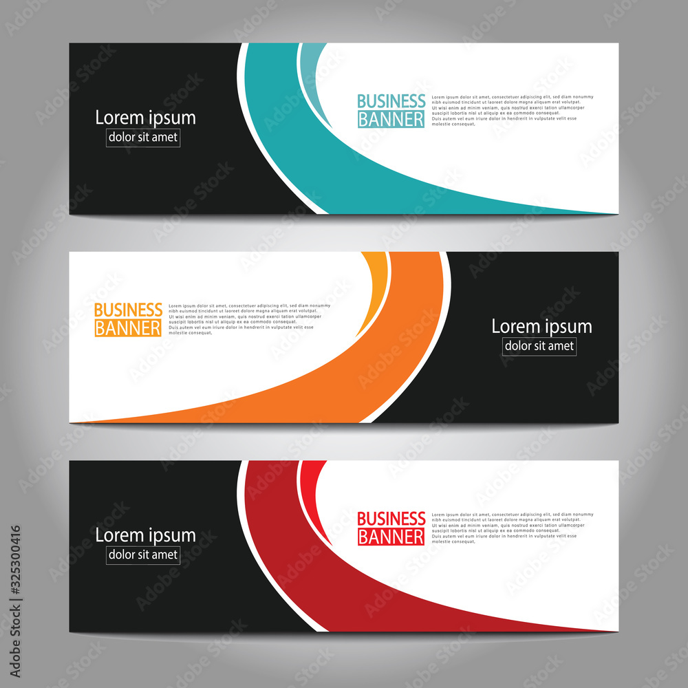 Abstract business banner template design.vector illustration. Abstract business banner template design.vector illustration.