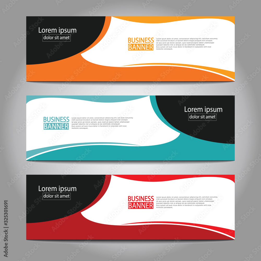 Abstract business banner template design.vector illustration. Abstract business banner template design.vector illustration.