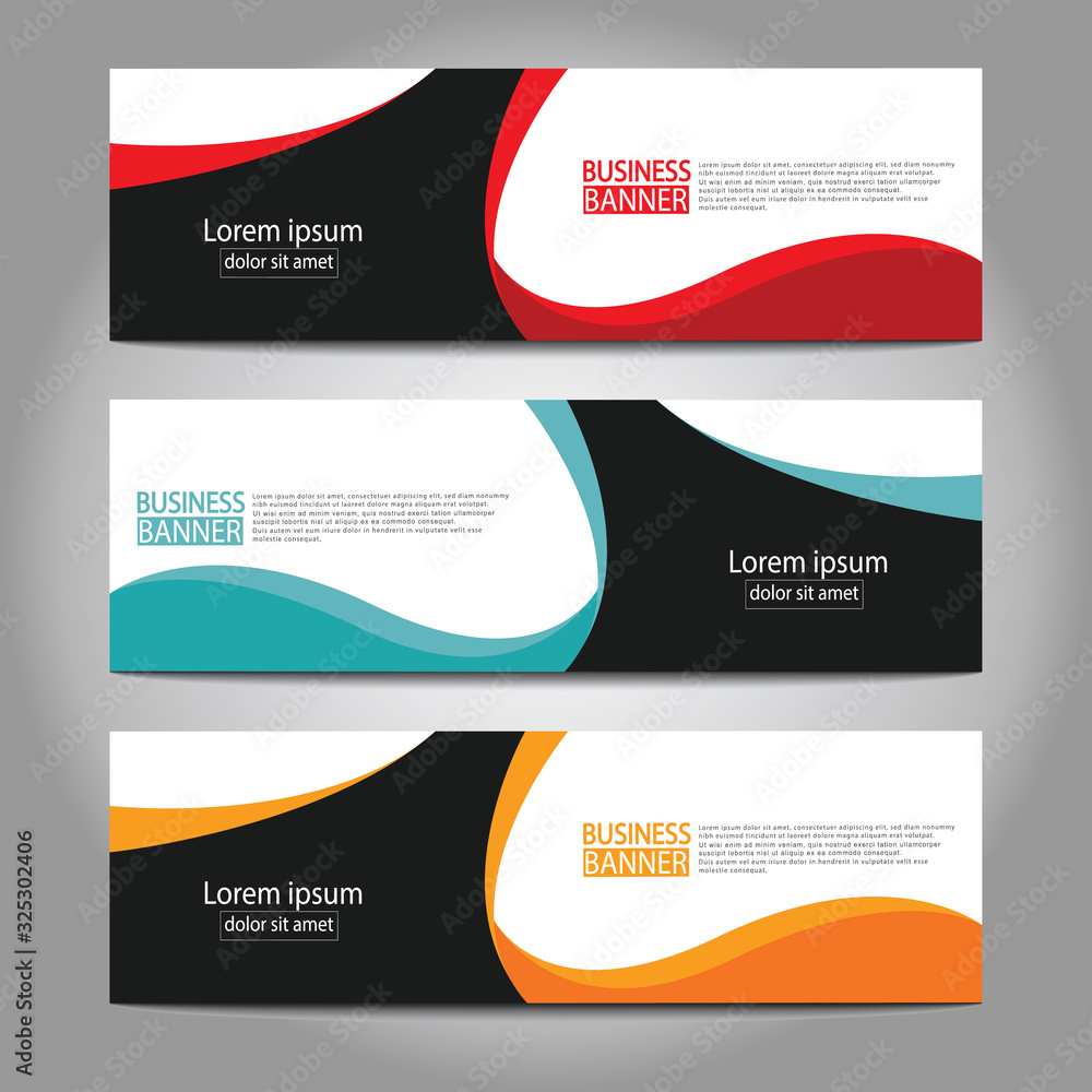 Abstract business banner template design.vector illustration. Abstract business banner template design.vector illustration.