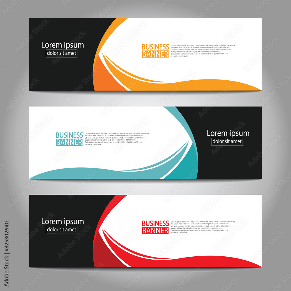 Abstract business banner template design.vector illustration. Abstract business banner template design.vector illustration.