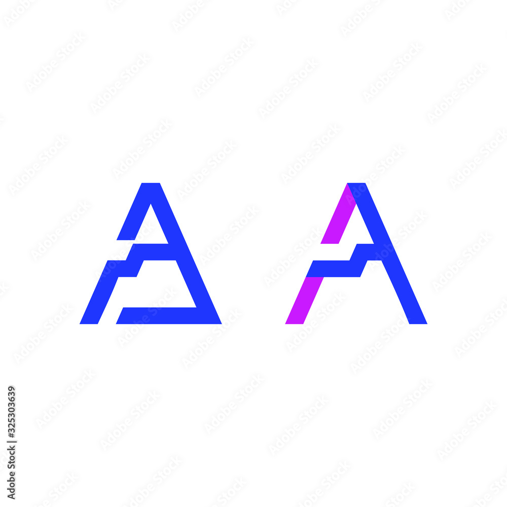 Letter A best logo design. Letter a line logo, icon Letter A best logo design. Letter a line logo, icon