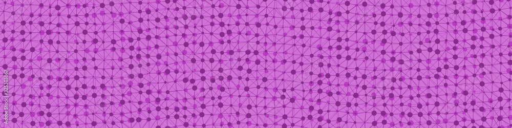 Obraz premium Abstract Low Polygon Mesh Generative Art background illustration