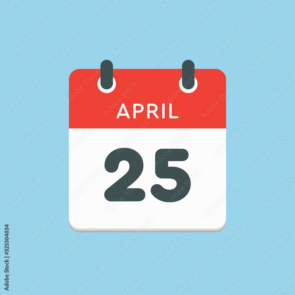 Calendar day 25 April, days of the year Calendar day 25 April, days of the year