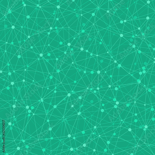 Abstract Low Polygon Mesh Generative Art background illustration