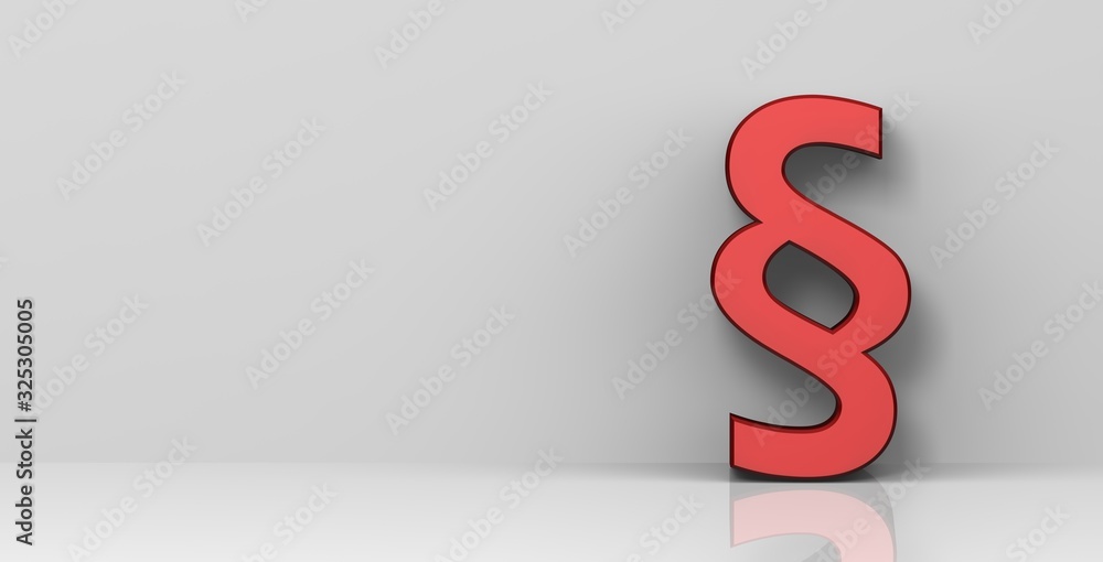 paragraph legal assistance sign red advocate help symbol 3d paragraph legal assistance sign red advocate help symbol 3d