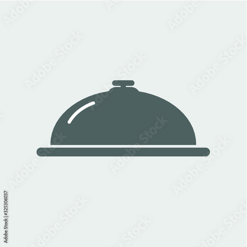 Dish icon, vector desing