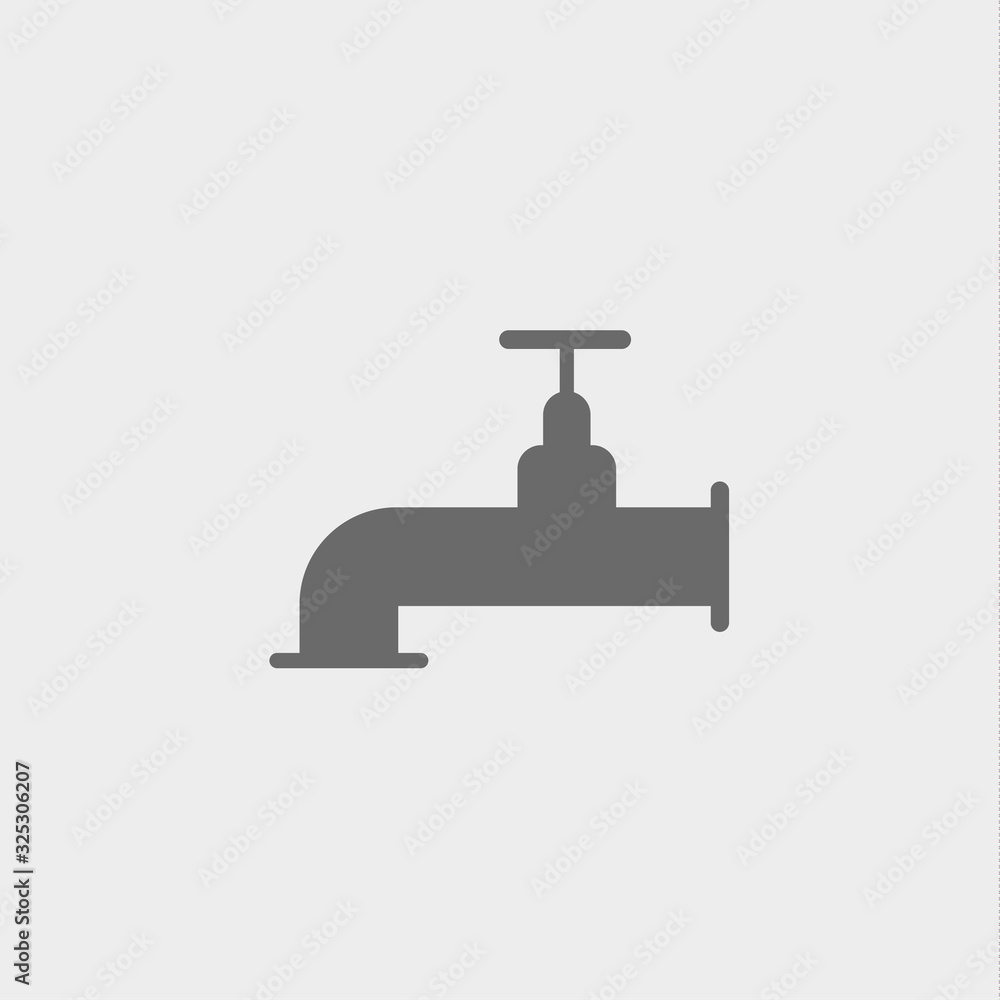 tap isolated on white background tap isolated on white background