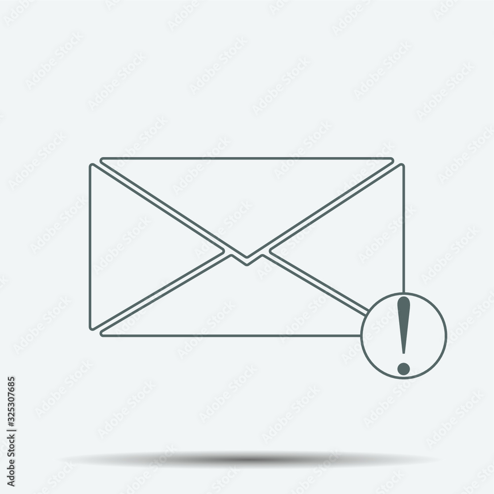 Mail Icon illustration isolated vector sign symbol Mail Icon illustration isolated vector sign symbol