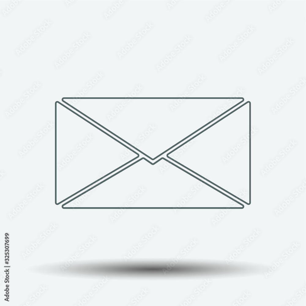 Mail Icon illustration isolated vector sign symbol Mail Icon illustration isolated vector sign symbol