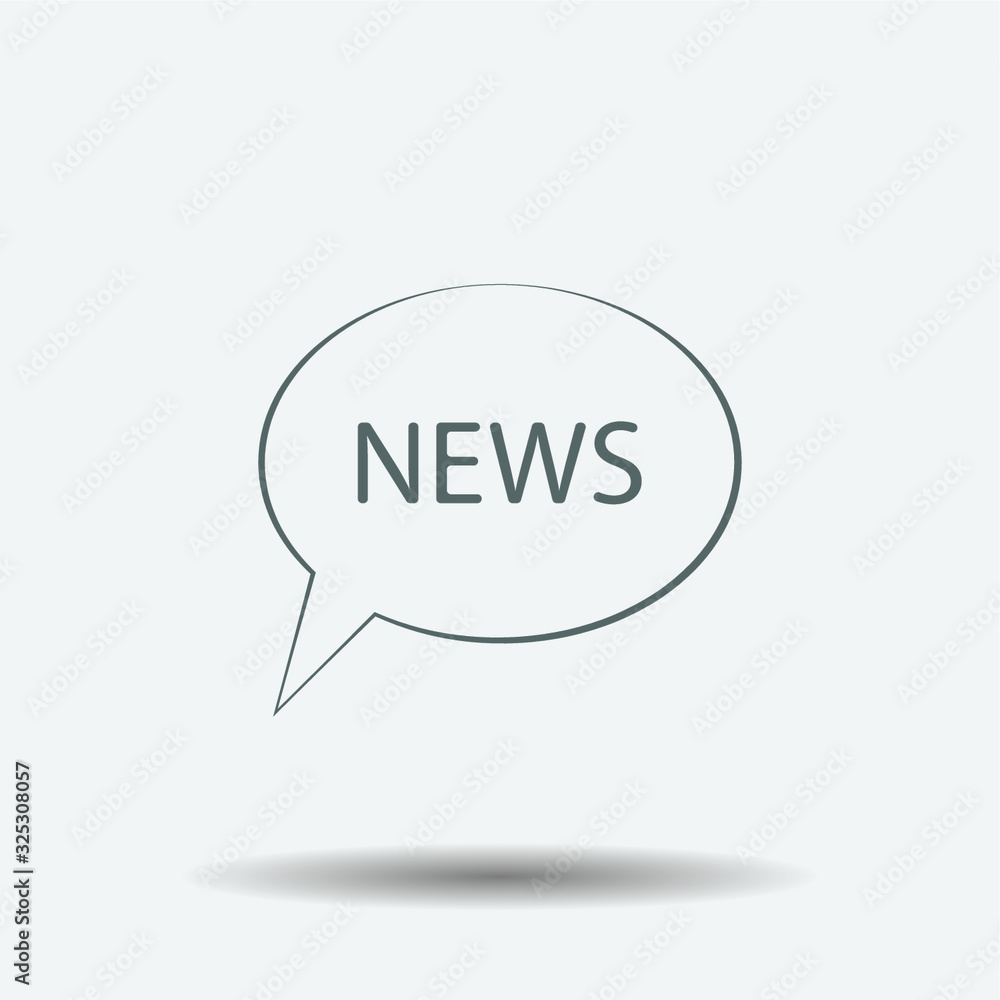 News Icon illustration isolated vector sign symbol