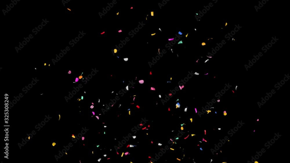 Award Confetti / with Full HD Alpha Matte Channel Award Confetti / with Full HD Alpha Matte Channel