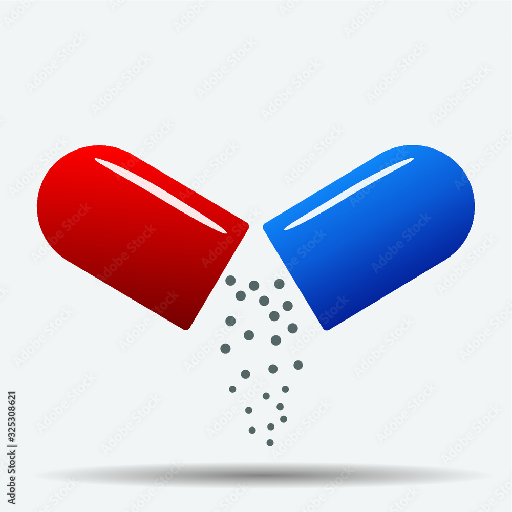 Pill Icon illustration isolated vector sign symbol Pill Icon illustration isolated vector sign symbol