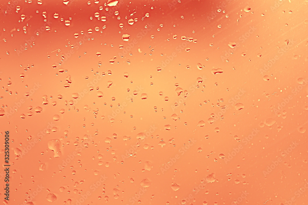 yellow tinted glass drops / abstract background texture yellow tinted glass drops / abstract background texture