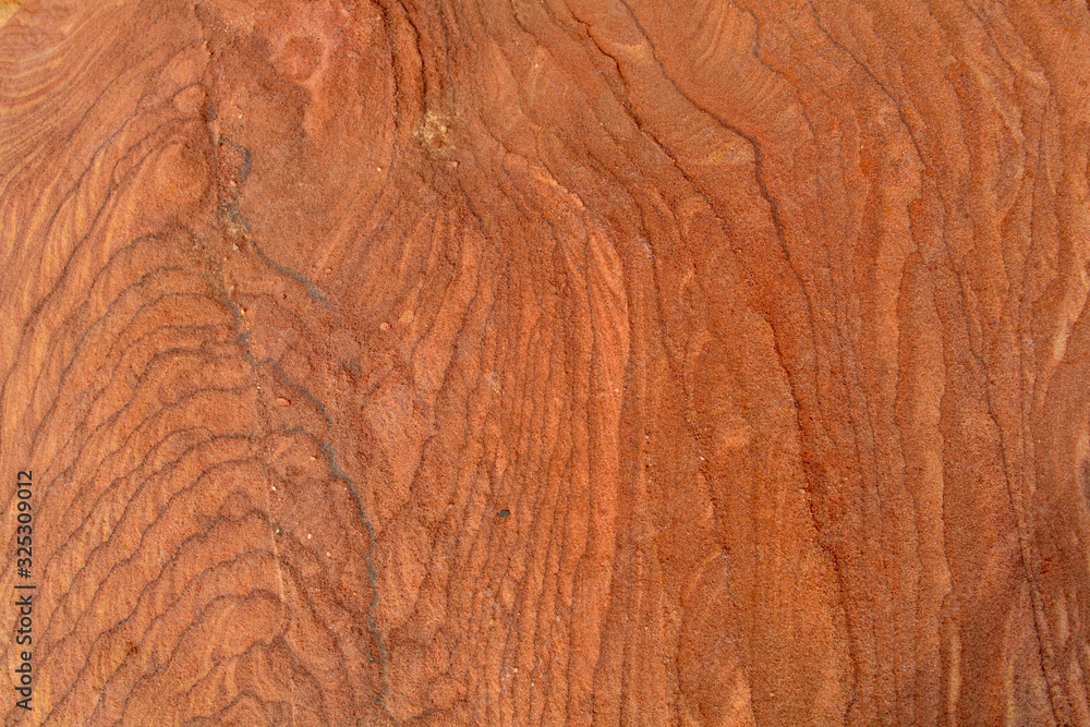 Naklejka premium Close- up of a red stone texture