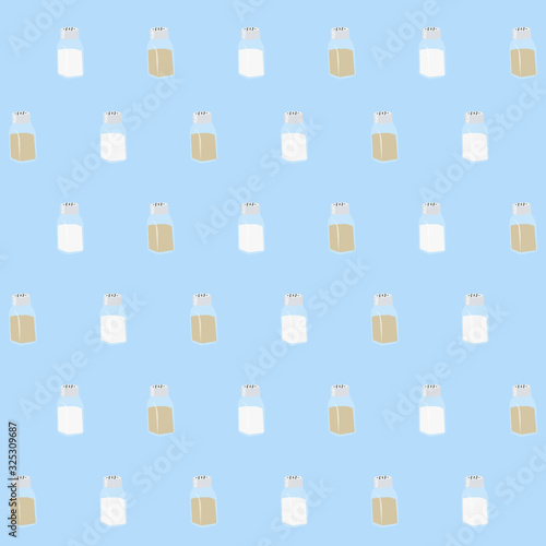 Vector Salt and Pepper Pattern Seamless Background 