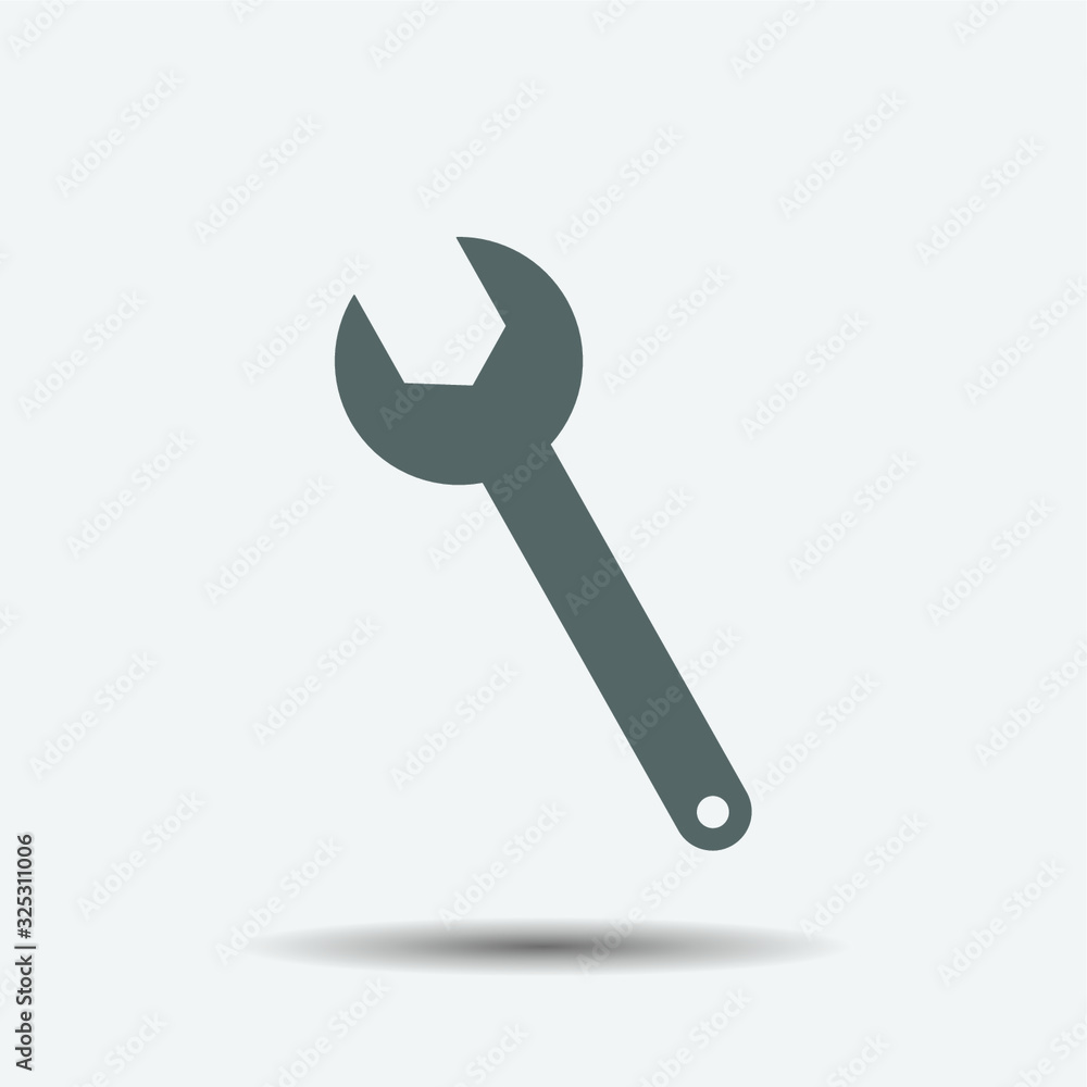 Wrench icon illustration isolated vector sign symbol Wrench icon illustration isolated vector sign symbol