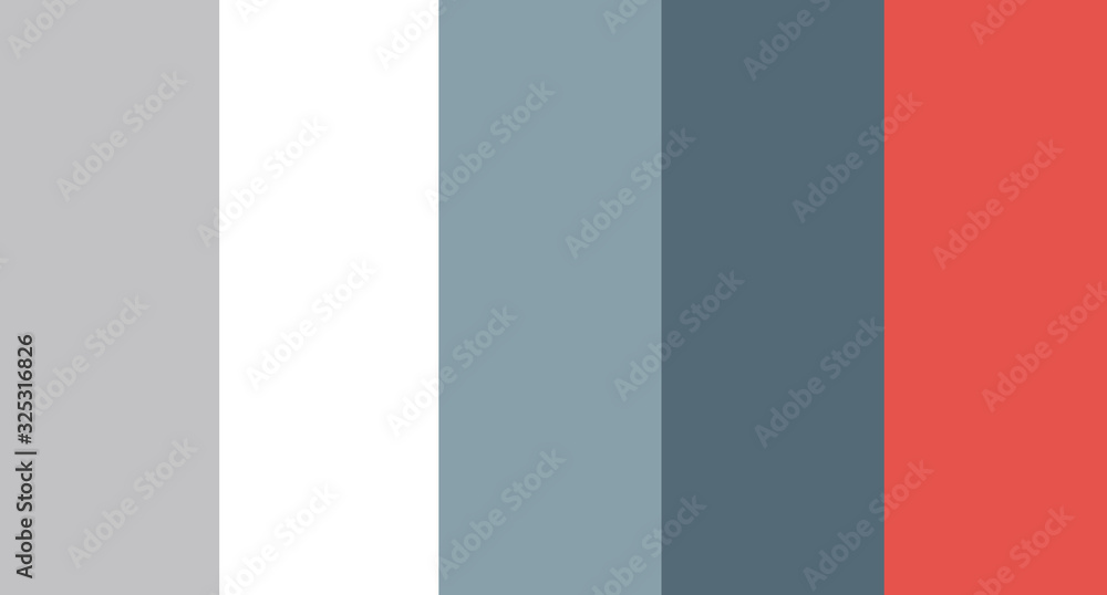 colour set palette vector illustration