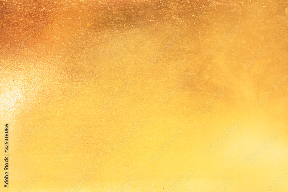 Gold abstract background or texture and gradients shadow