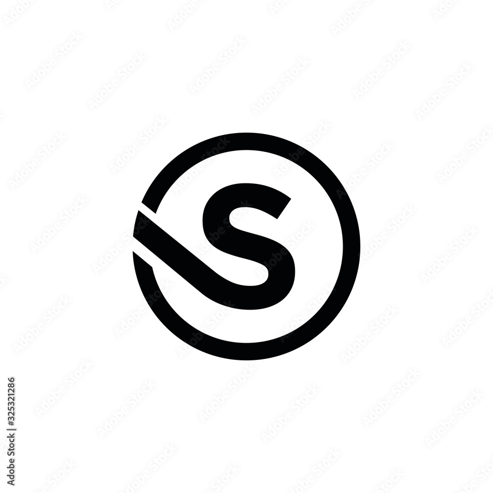 SS S letter logo design icone
