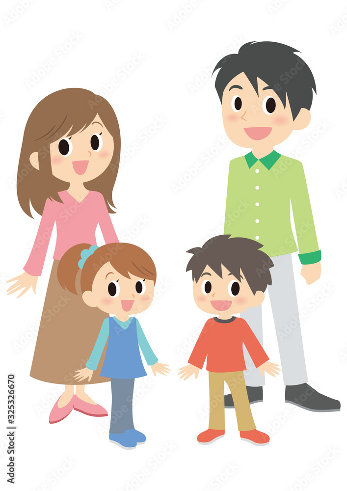 4人家族集合 4人家族集合