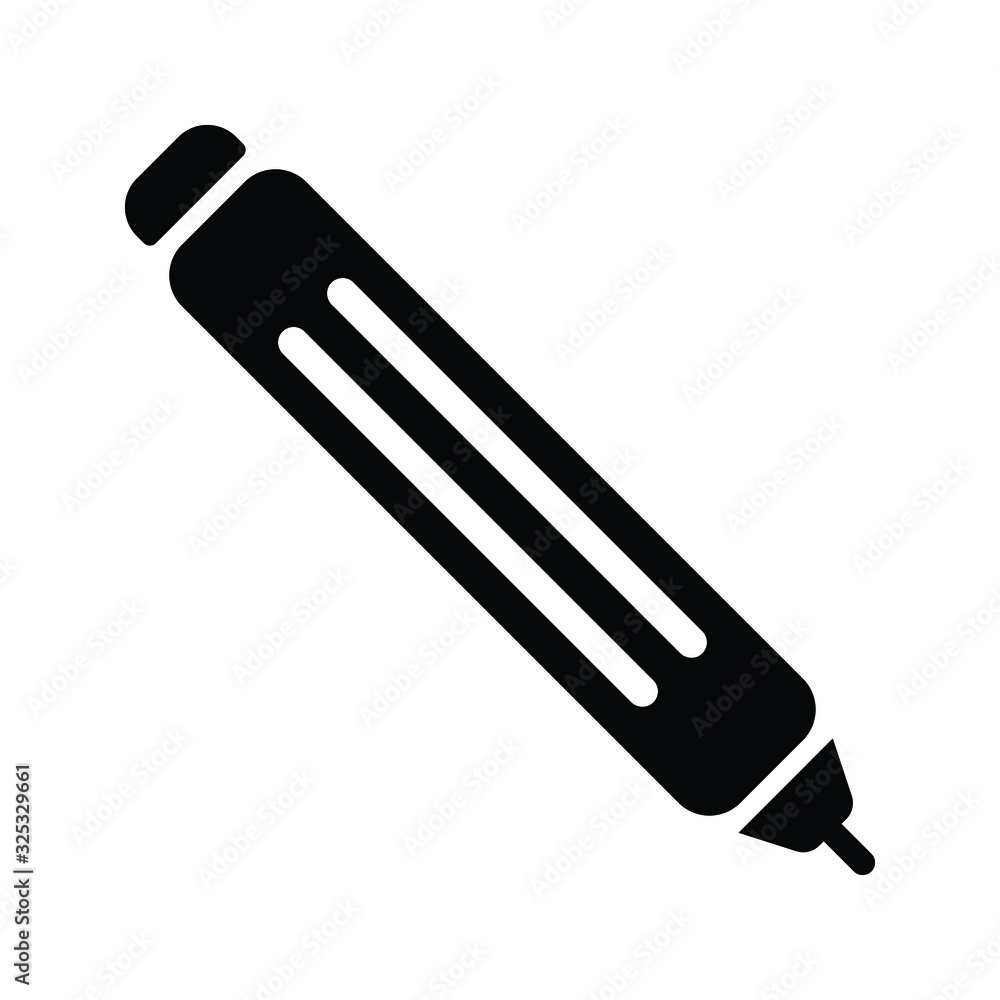 Marker pen icon, highlighter Marker pen icon, highlighter