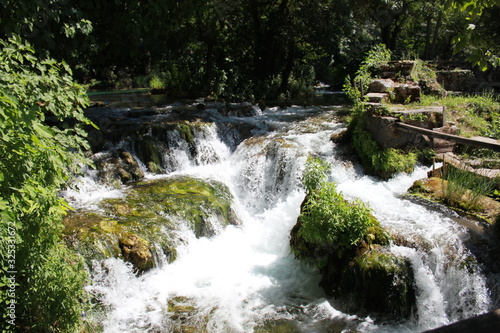 Obraz na płótnie Croatia Krka Waterfall w salonie