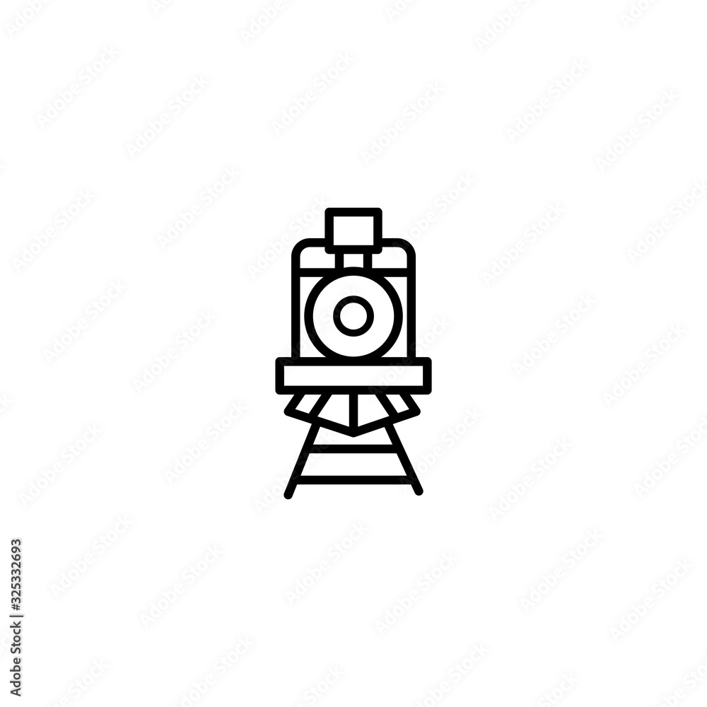 Fototapeta premium Vector illustration, train icon design