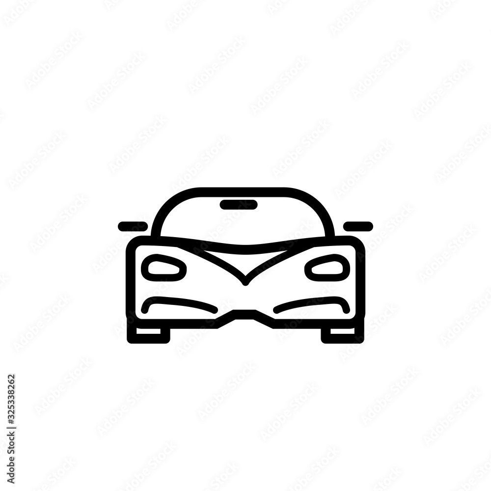 Obraz premium Vector illustration, car icon design