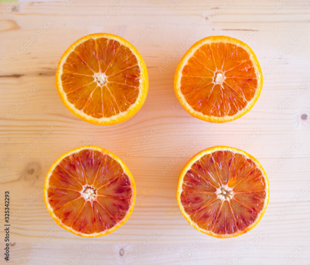 red Sicilian oranges full of vitamins on the wooden background, special Mediterranean diet red Sicilian oranges full of vitamins on the wooden background, special Mediterranean diet