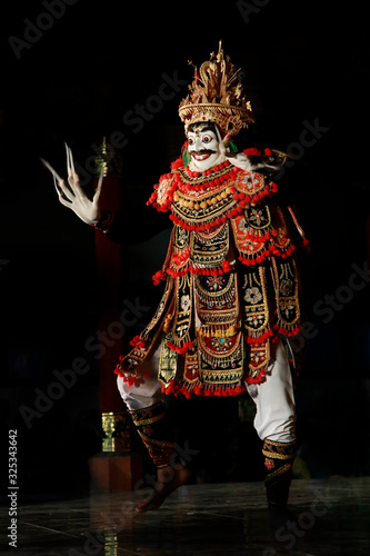 the jauk manis dance. balinese traditional dance