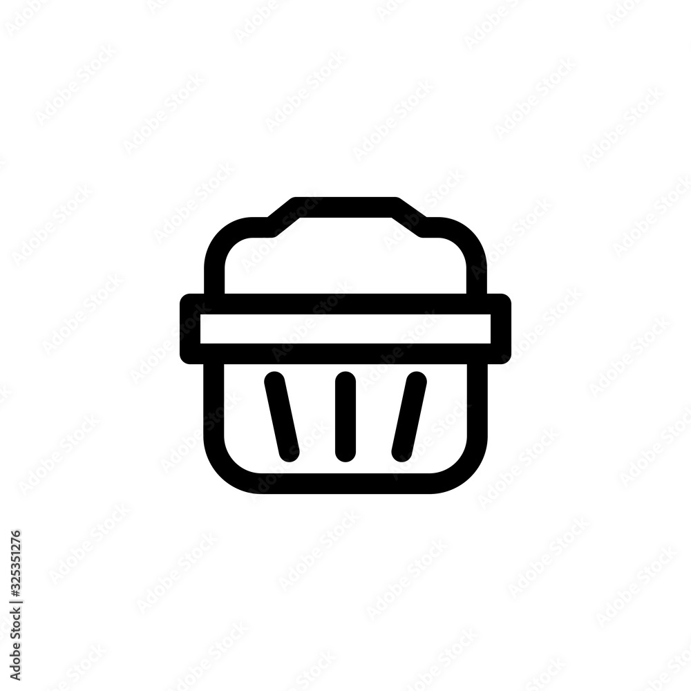 Vector illustration, shopping basket icon design Vector illustration, shopping basket icon design