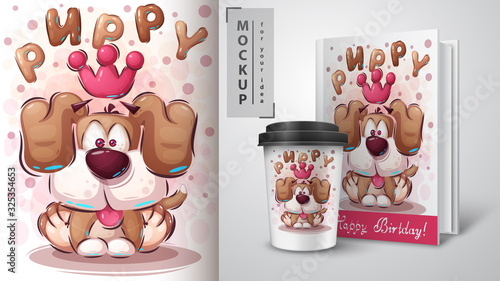 Princess puppy poster and merchandising