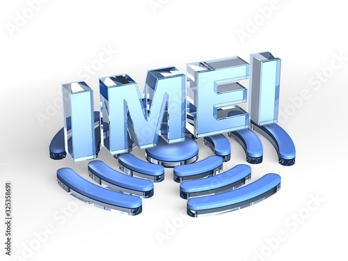 IMEI acronym (International Mobile Equipment Identity) photo