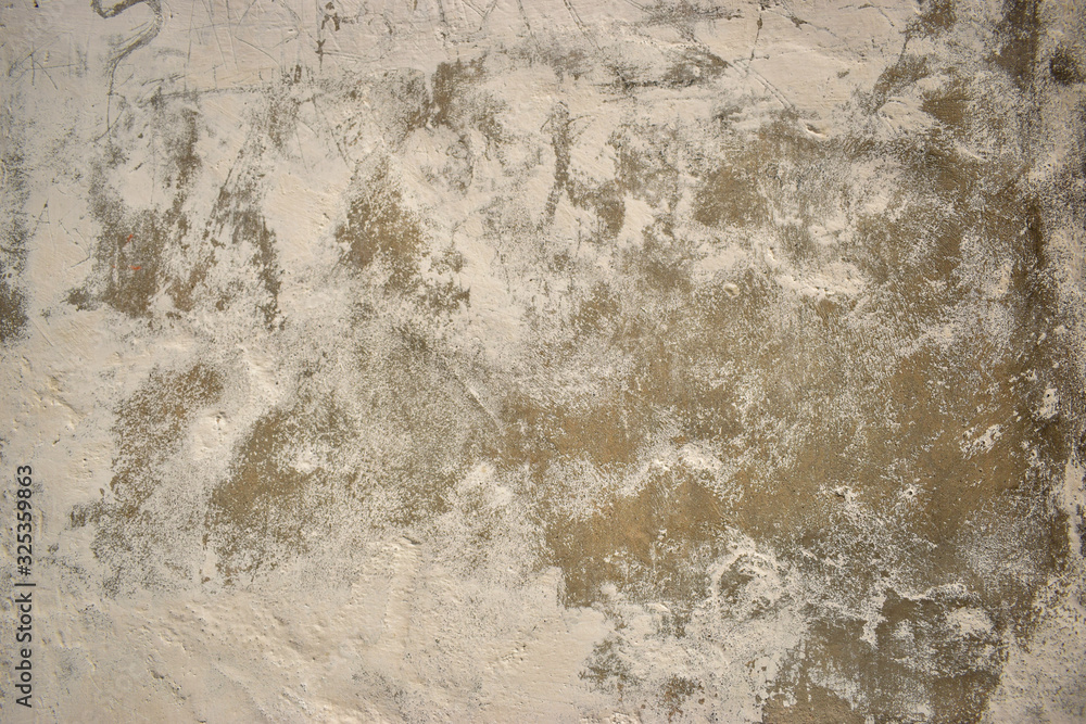 Rough Grunge Vintage light grey Cement Wall Background Distressed Weathered, Dirty Old Texture