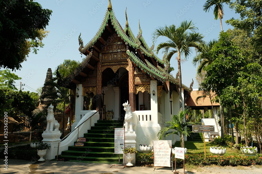 Chiang Mai Thailand - Temple Umong Mahathera Chan main temple