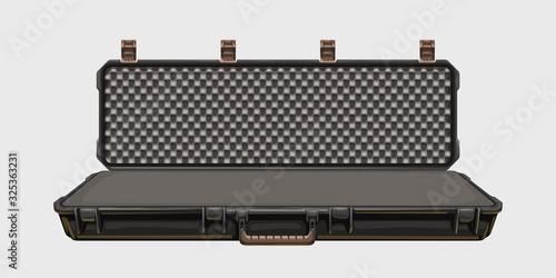 open weapon case front view