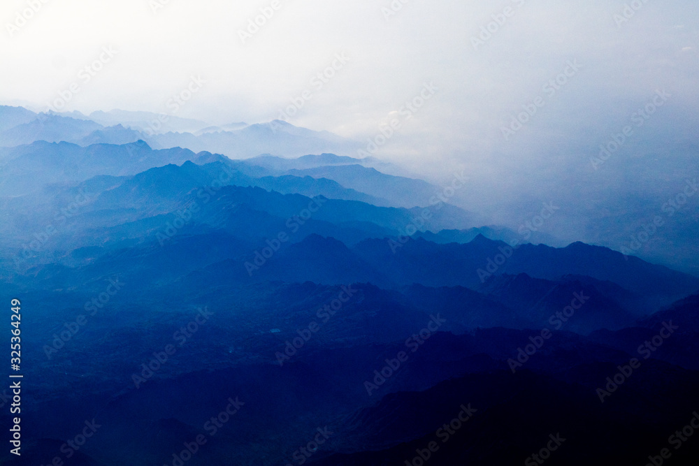 Aerial Shot of Mountains from a Plane Aerial Shot of Mountains from a Plane