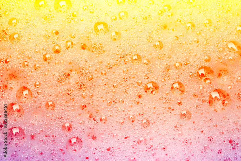 Rainbow foam baubles as background. Rainbow foam baubles as background.