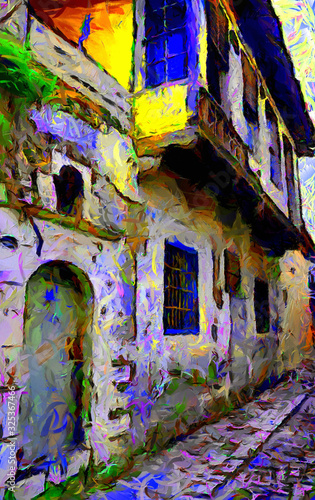 digital painting old city © weragon art