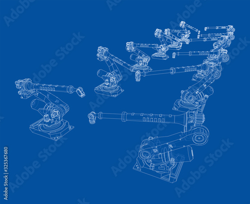 A industral robots manipulators
